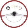 OER *R66002 1966 Impala Steering Wheel Kit, Red